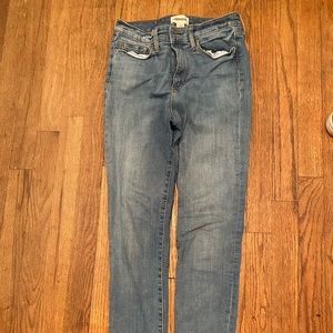 Goodthread medium wash high rise skinny jeans